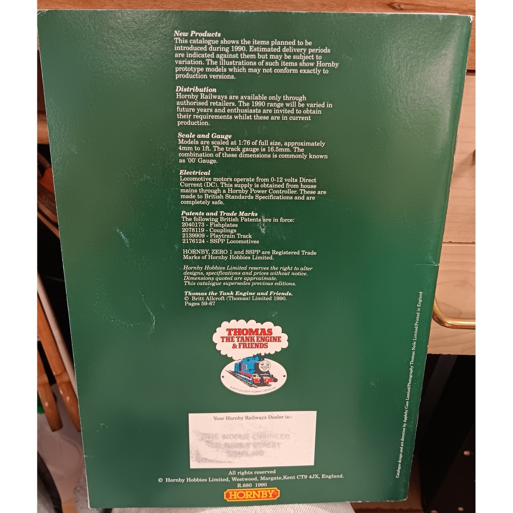 36th Edition 1990 Hornby Railways Catalogue - Picture 2 of 2